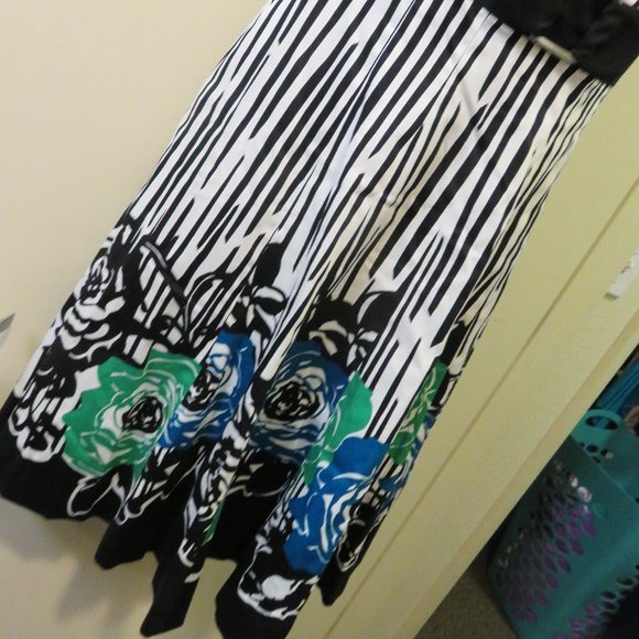 NINE WEST DRESS / SIZE 14 / COTT/SPANDEX / LINED - Picture 5 of 9